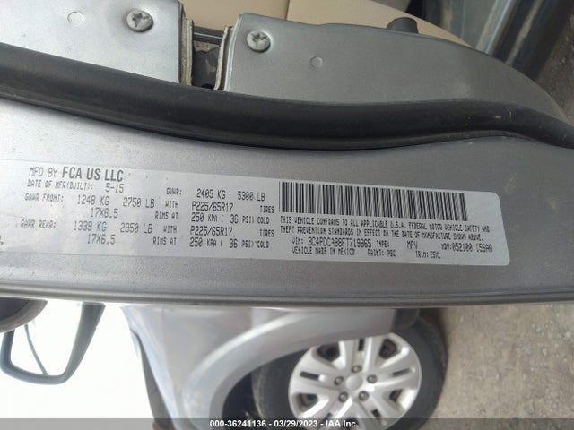 Dodge Journey American Value Pkg 2015 3C4PDCAB8FT719965 Image 9