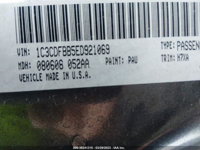 1C3CDFBB5ED921069 Dodge DART SXT