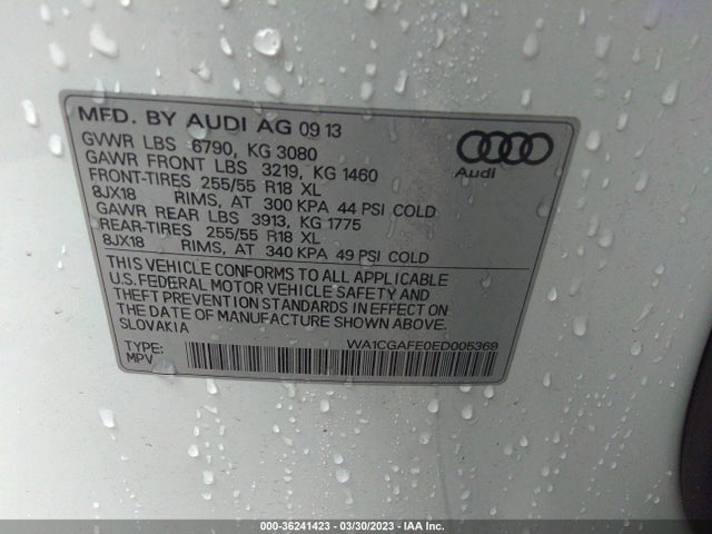 WA1CGAFE0ED005369 Audi Q7 3.0t Premium