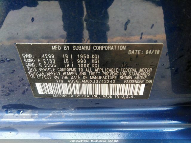 4S3GTAM6XJ3742240 Subaru Impreza Sport