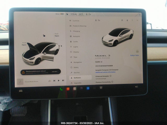Tesla Model 3 Range Battery 2018 5YJ3E1EA8JF043669 Image 7