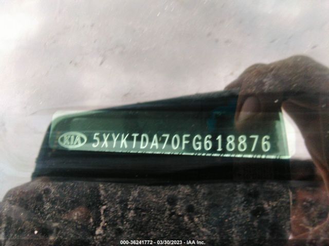 5XYKTDA70FG618876 KIA SORENTO LX