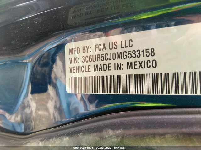 RAM 2500 Tradesman 2021 3C6UR5CJ0MG533158 Image 10