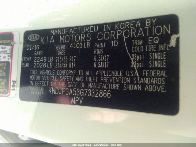 KNDJP3A53G7332866 KIA SOUL +