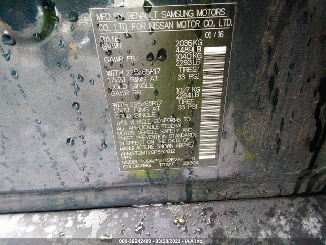 Nissan ROGUE S 2016 KNMAT2MT2GP652812 Image 10