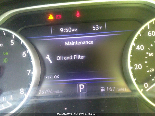Nissan MAXIMA SV 2017 1N4AA6AP2HC398506 Image 8
