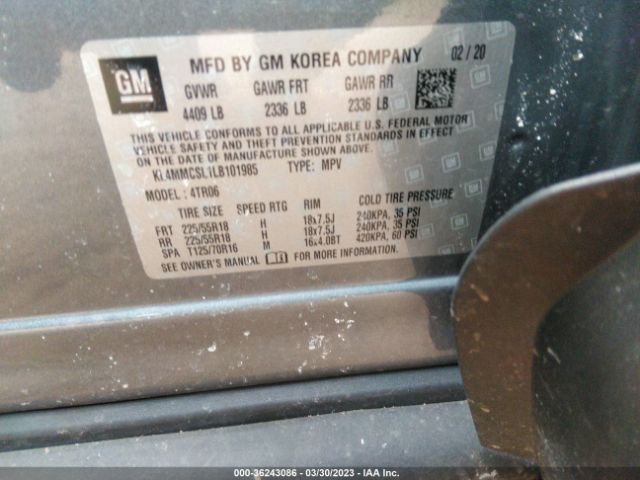 KL4MMCSL1LB101985 Buick Encore Gx Preferred