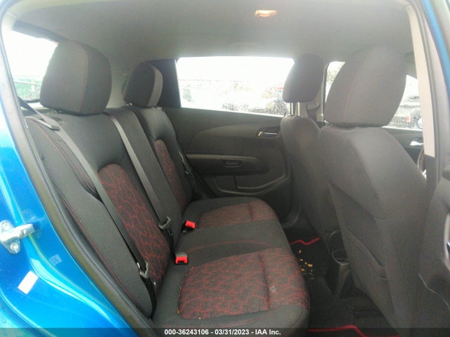 Chevrolet SONIC LT 2017 1G1JD6SB5H4117242 Image 8