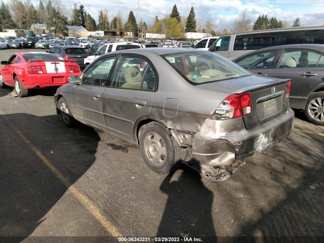 2003 HONDA CIVIC HYBRID VIN: JHMES96633S023733