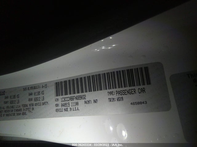 1C3CCCAB6FN689032 Chrysler 200 Limited