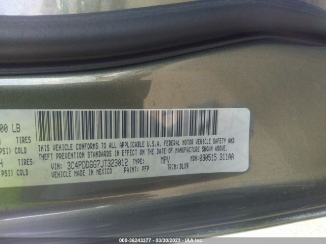 3C4PDDGG7JT323012 Dodge Journey Crossroad