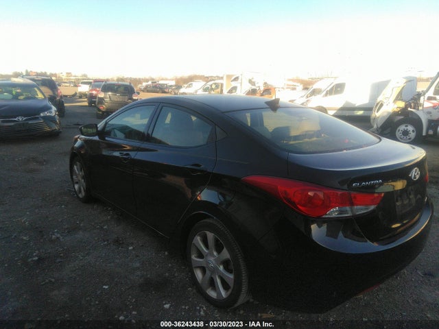 2013 HYUNDAI ELANTRA LIMITED PZEV VIN: KMHDH4AE1DU983650