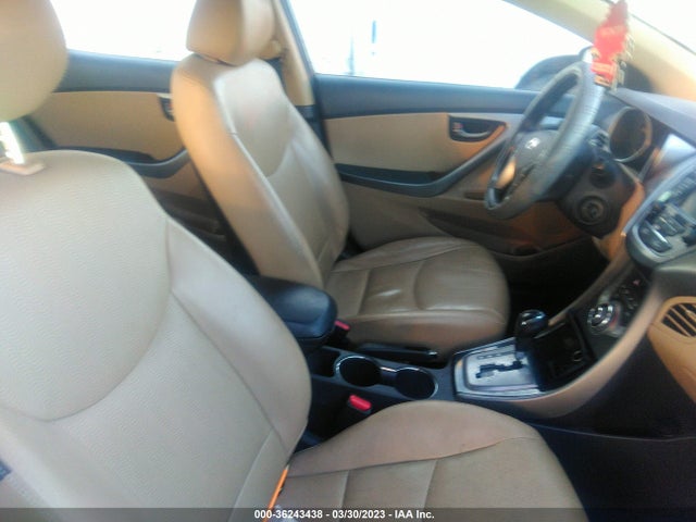 2013 HYUNDAI ELANTRA LIMITED PZEV VIN: KMHDH4AE1DU983650
