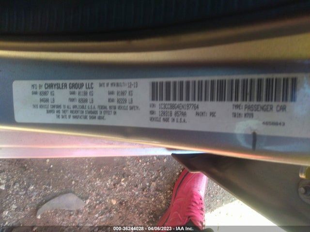 1C3CCBBG4EN197764 Chrysler 200 Touring
