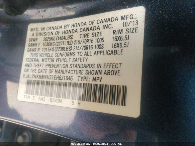 Honda CR-V LX 2014 2HKRM4H31EH621646 Image 9
