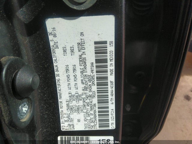 Toyota Tacoma Sr5/trd Sport 2017 3TMCZ5AN0HM047306 Image 9