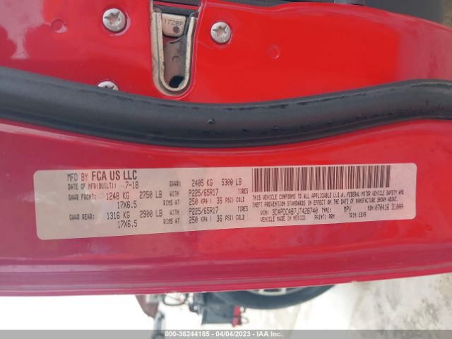 3C4PDCAB7JT428740 Dodge JOURNEY SE