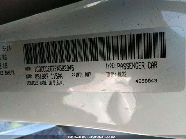 Chrysler 200 C 2015 1C3CCCEG7FN592945 Image 10