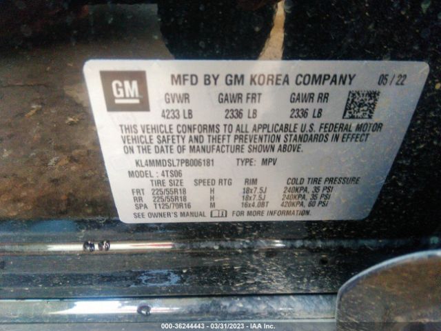 KL4MMDSL7PB006181 Buick Encore Gx Select