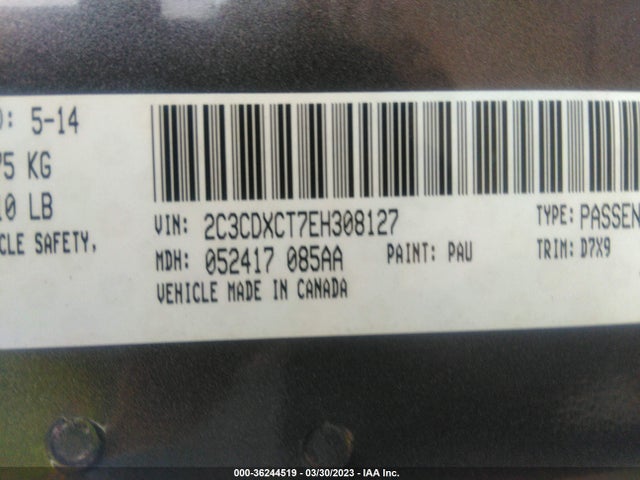 Dodge Charger Rt 2014 2C3CDXCT7EH308127 Image 9
