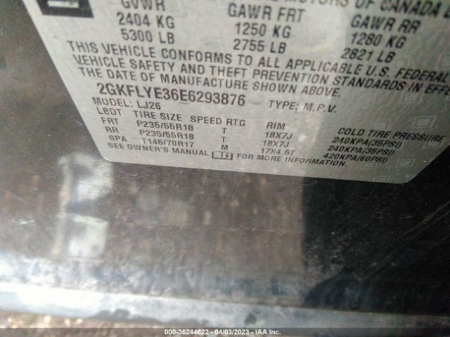 2GKFLYE36E6293876 GMC Terrain Slt