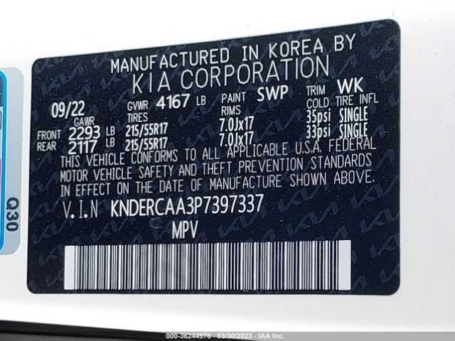 KNDERCAA3P7397337 KIA SELTOS EX