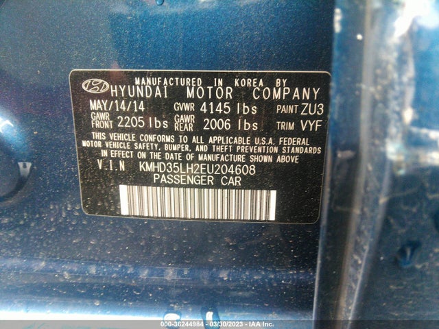 Hyundai ELANTRA GT 2014 KMHD35LH2EU204608 Image 9