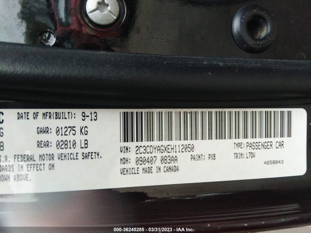 Dodge Challenger Sxt 2014 2C3CDYAGXEH112050 Image 10