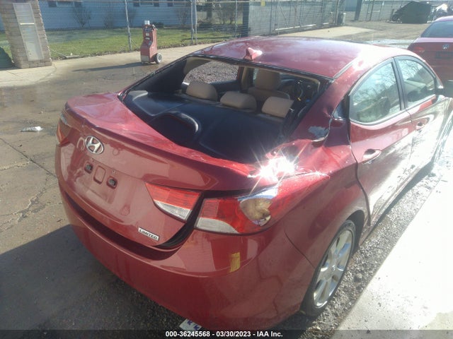 2012 HYUNDAI ELANTRA LIMITED VIN: KMHDH4AE1CU450888