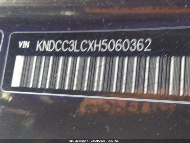 KNDCC3LCXH5060362 KIA NIRO EX