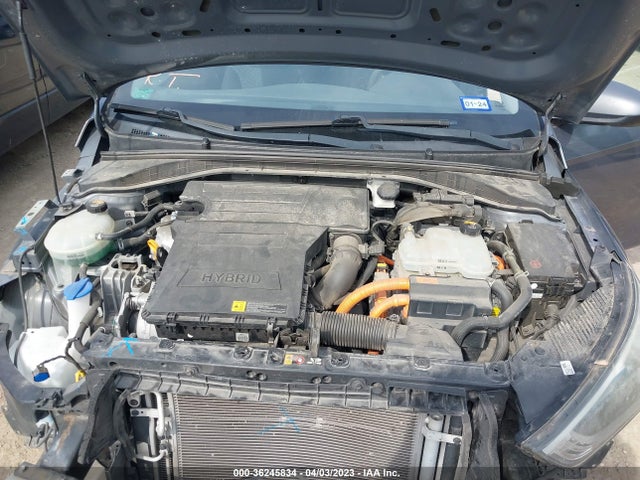 2017 HYUNDAI IONIQ HYBRID BLUE VIN: KMHC65LC0HU032316