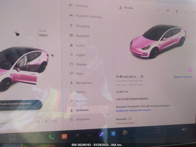 5YJ3E1EB9MF999918 Tesla Model 3 Long Range
