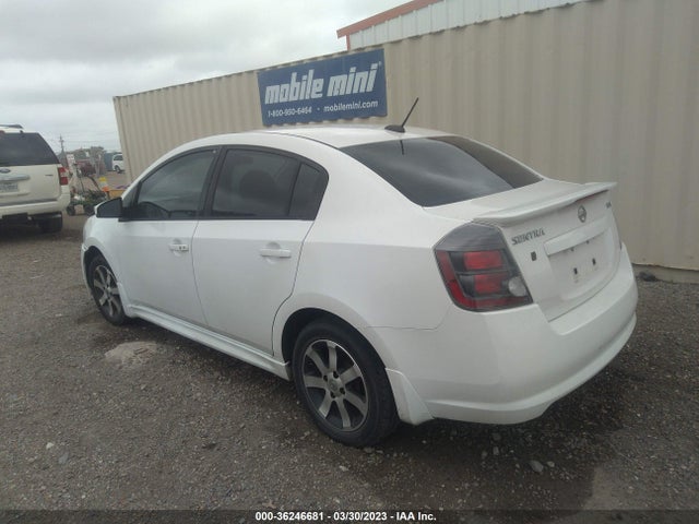 2012 NISSAN SENTRA 2.0 SR VIN: 3N1AB6APXCL618899