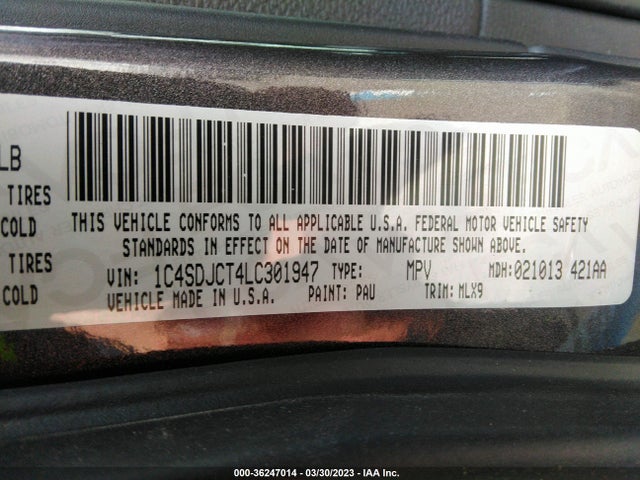 Dodge Durango R/t 2020 1C4SDJCT4LC301947 Image 10
