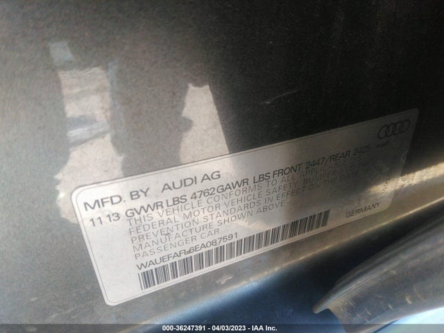 WAUEFAFL6EA087591 Audi A4 Premium Plus