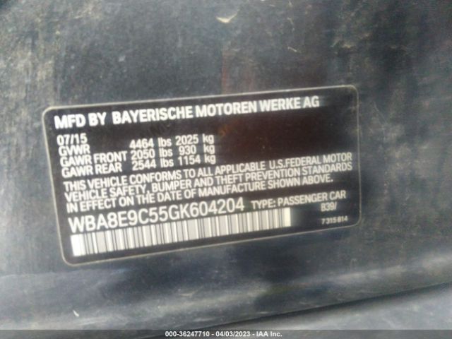 WBA8E9C55GK604204 BMW 3 Series 328i