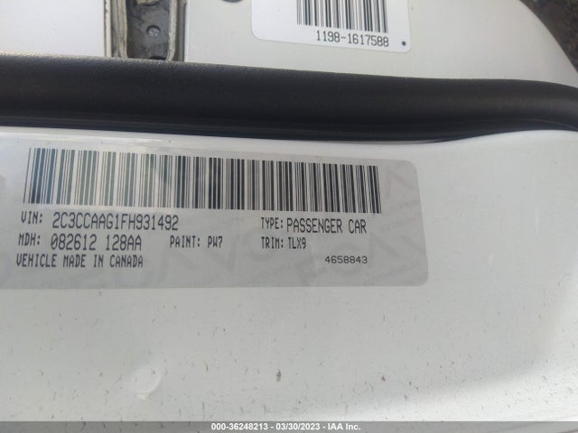 2C3CCAAG1FH931492 Chrysler 300 Limited