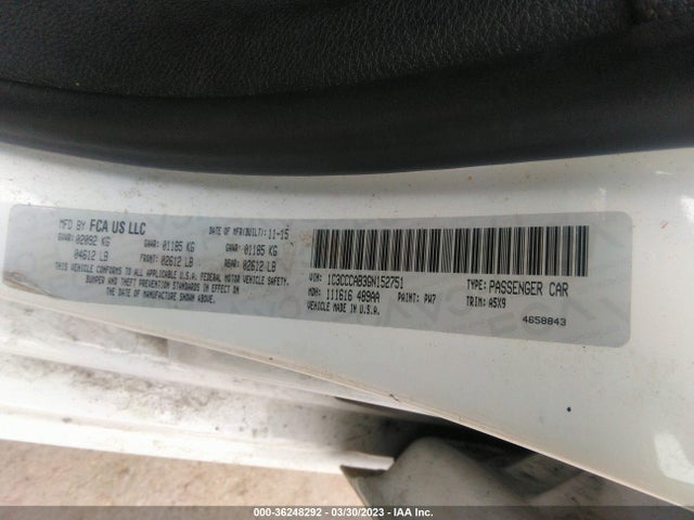 1C3CCCAB3GN152751 Chrysler 200 Limited