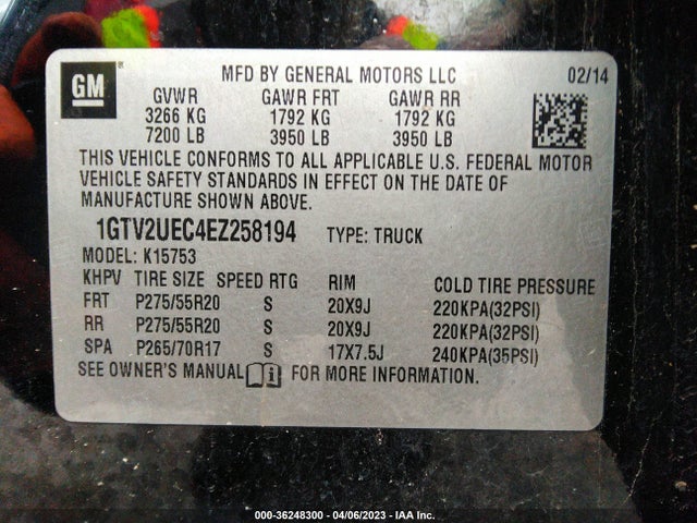GMC Sierra 1500 Sle 2014 1GTV2UEC4EZ258194 Image 9