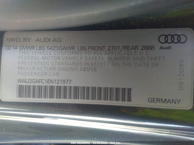 WAU2GAFC1EN121977 Audi A7 3.0 Prestige