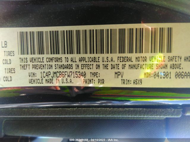 1C4PJMCB6FW715340 Jeep Cherokee Latitude