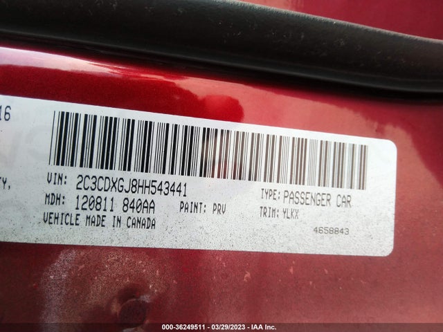 Dodge Charger Daytona 392 2017 2C3CDXGJ8HH543441 Image 9