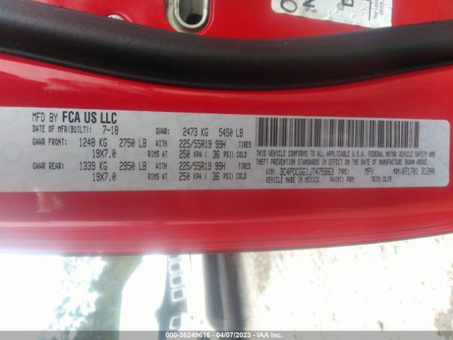 2018 DODGE JOURNEY 3C4PDCGG1JT475863 Photo 8