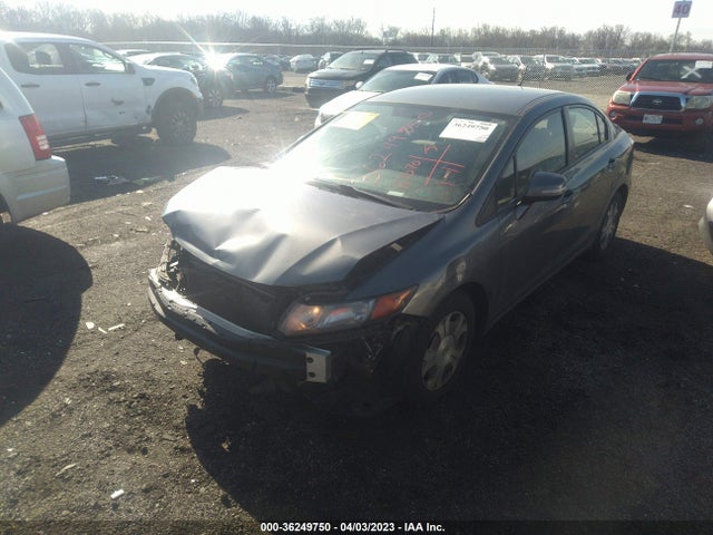 2012 HONDA CIVIC HYBRID VIN: JHMFB4F20CS004772