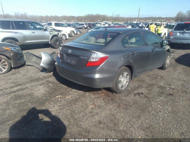 2012 HONDA CIVIC HYBRID VIN: JHMFB4F20CS004772