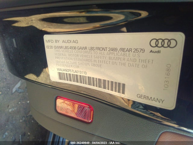 2020 Audi A5, VIN: WAUANCF57LA013110