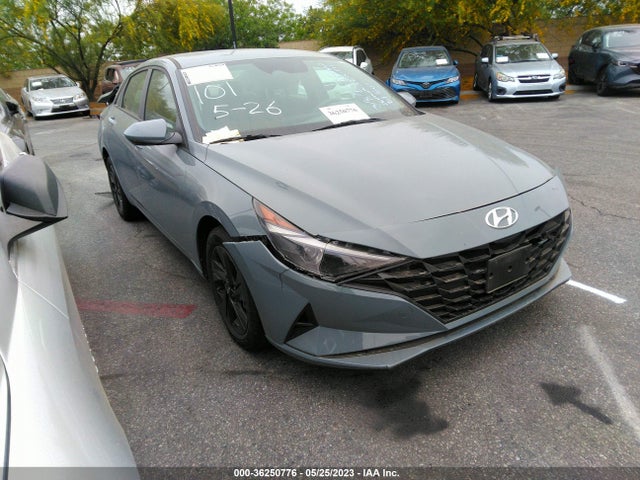 Hyundai Elantra Hybrid Blue 2021 KMHLM4AJ7MU010227 main image