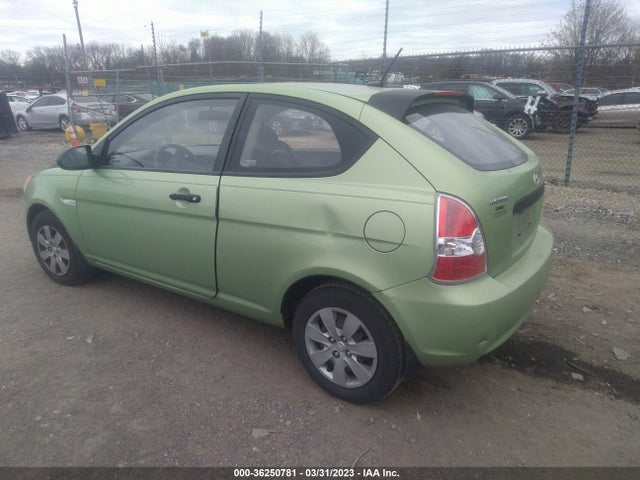 2009 HYUNDAI ACCENT AUTO GS VIN: KMHCM36C79U137779