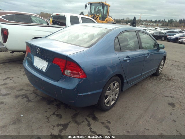 2008 HONDA CIVIC SDN LX VIN: JHMFA16548S001621