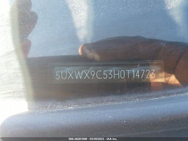 5UXWX9C53H0T14723 BMW X3 Xdrive28i